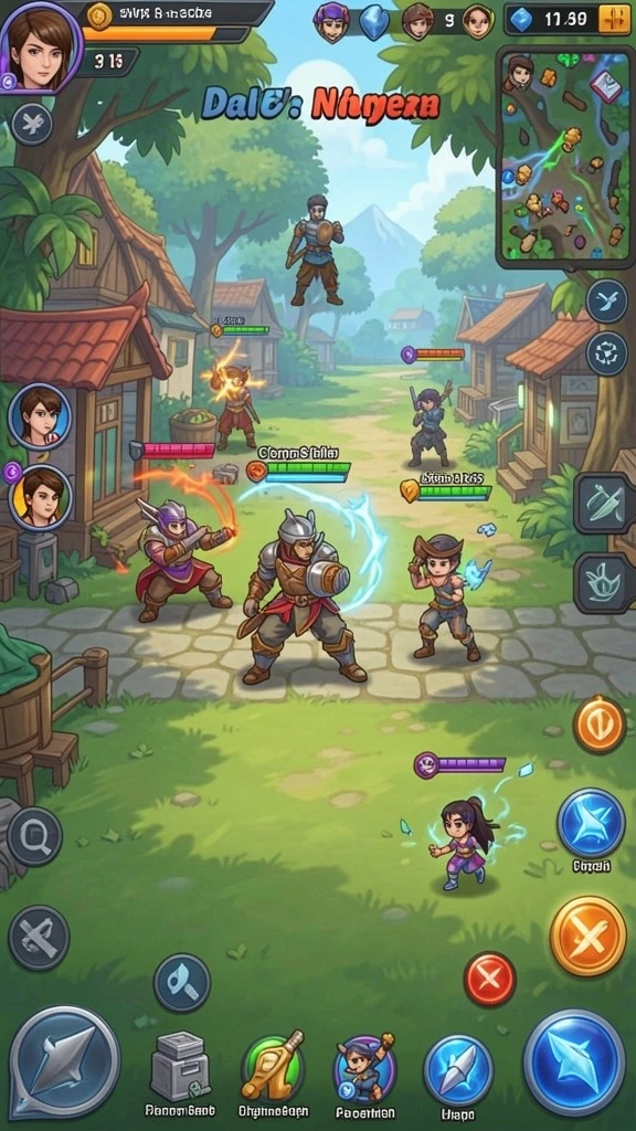 gim777 - Screenshot menunjukkan aksi seru dalam game.