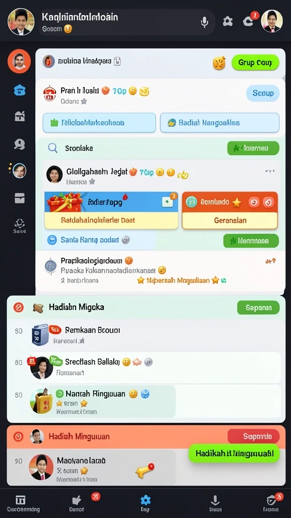 panglima77 - Tampilan antarmuka yang ramah pengguna.